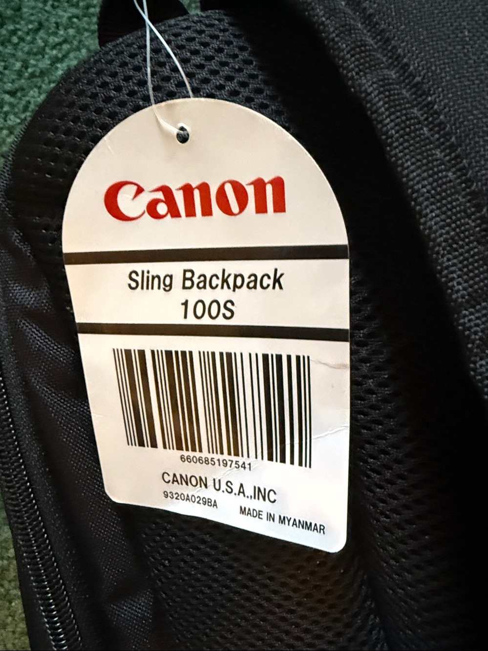 Canon Sling backpack Camera Bag black, padded lightweight, 100-S BC16 NWT - Picture 3 of 12